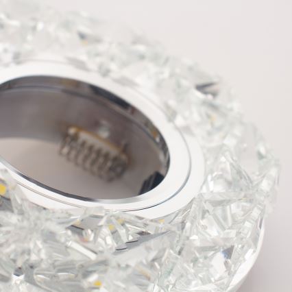 Emithor 71094 - LED Inbouwlamp CRYSTAL FIX 1xGU10/50W + LED/3W STRIPE