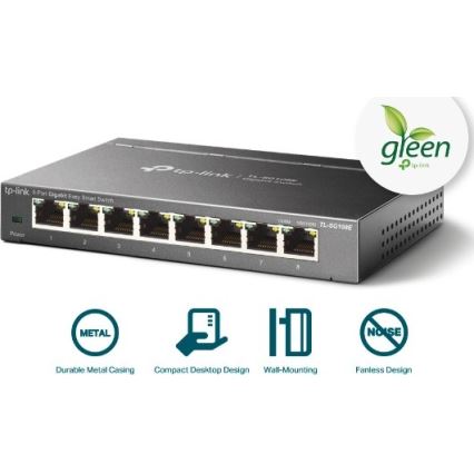 8-poorts Gigabit Easy Smart-switch