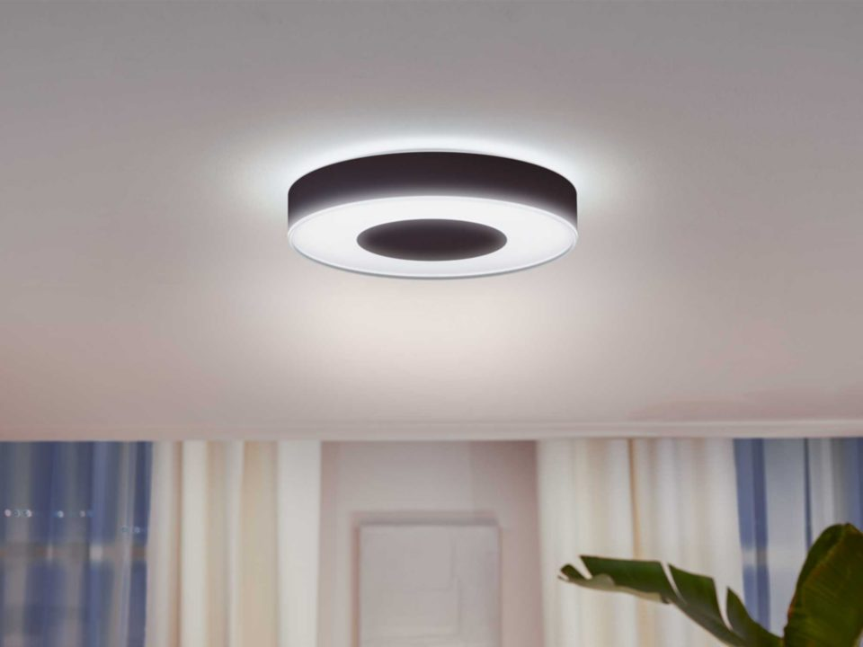 Verrast zijn Maan oppervlakte Regulatie Philips- Dimbare LED RGB Plafond Lamp Hue LED/52,5W/230V d. 425 mm zwart |  Lampenmanie