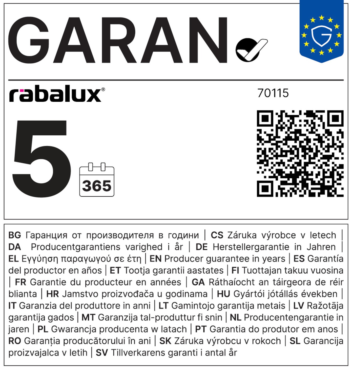 Garantie