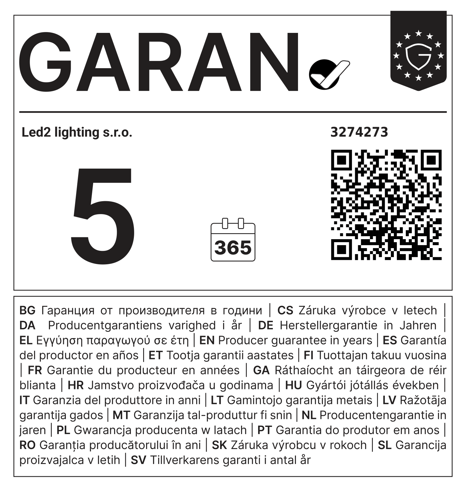 Garantie