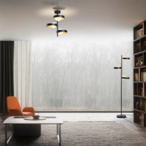 Zwart armatuur, een designelement van een modern appartement