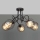 Aan plafond gevestigde hanglamp OXFORD 5xE27/15W/230V zwart
