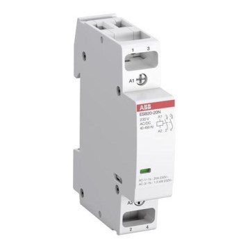 ABB 1SBE121111R0620 - 2-polige installatie contactor ESB20-20N-06 20A 230V