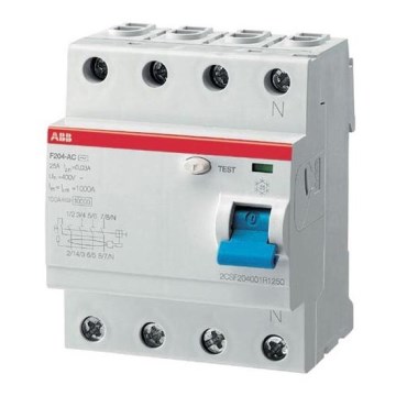 ABB 2CSF204101R1250 - Aardlekschakelaar F204 3-fase 25A 400V