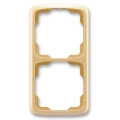 ABB 3901A-B21 D - Dubbele afdekraam TANGO beige