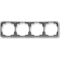 ABB 3901A-B40 S2 - 4-voudig afdekraam TANGO donkergrijs