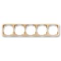 ABB 3901A-B50 D - Vijfvoudig afdekraam TANGO beige