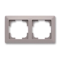 ABB 3901T-A00020 144 - Dubbele afdekraam ZONI greige