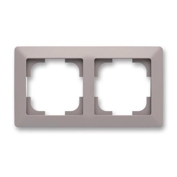 ABB 3901T-A00020 144 - Dubbele afdekraam ZONI greige