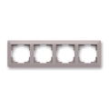 ABB 3901T-A00040 144 - Vierdelig frame ZONI greige