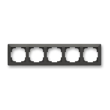 ABB 3901T-A00050 237 - Vijfvoudig afdekraam ZONI mat zwart