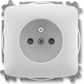 ABB 6619A-A06357 S - Stopcontact voor huishoudelijk gebruik zonder afdekraam TANGO 250 V grijs