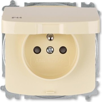 ABB 6619A-A06997 C - Huishoudelijk stopcontact zonder afdekraam TANGO 250V IP44 ivoor