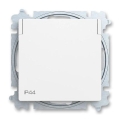 ABB 6619T-A06995 240 - Huishoudelijk stopcontact zonder afdekraam ZONI 250V IP44 mat wit