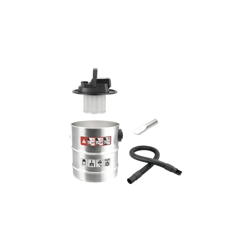 Accu-asstofzuiger met HEPA-filter 12 l 110W/18V 2000 mAh mat chroom