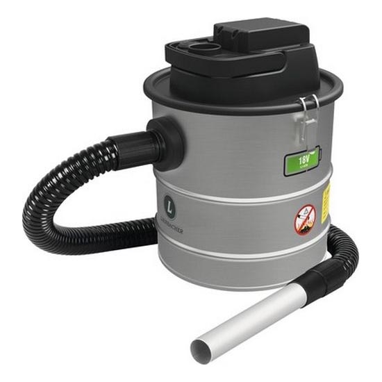 Accu-asstofzuiger met HEPA-filter 12 l 110W/18V 2000 mAh mat chroom
