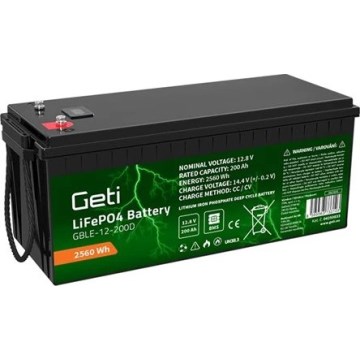 Accu LiFePO4 12,8V/200Ah