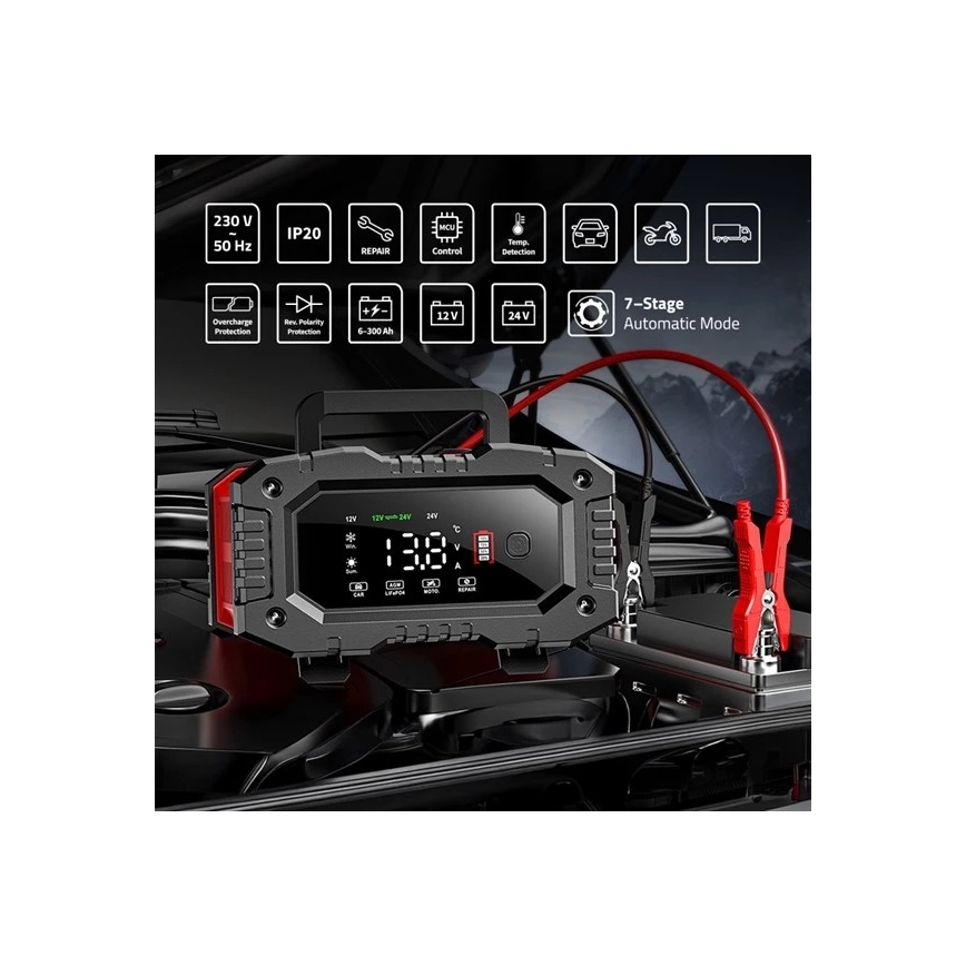 Acculader 300W/230V