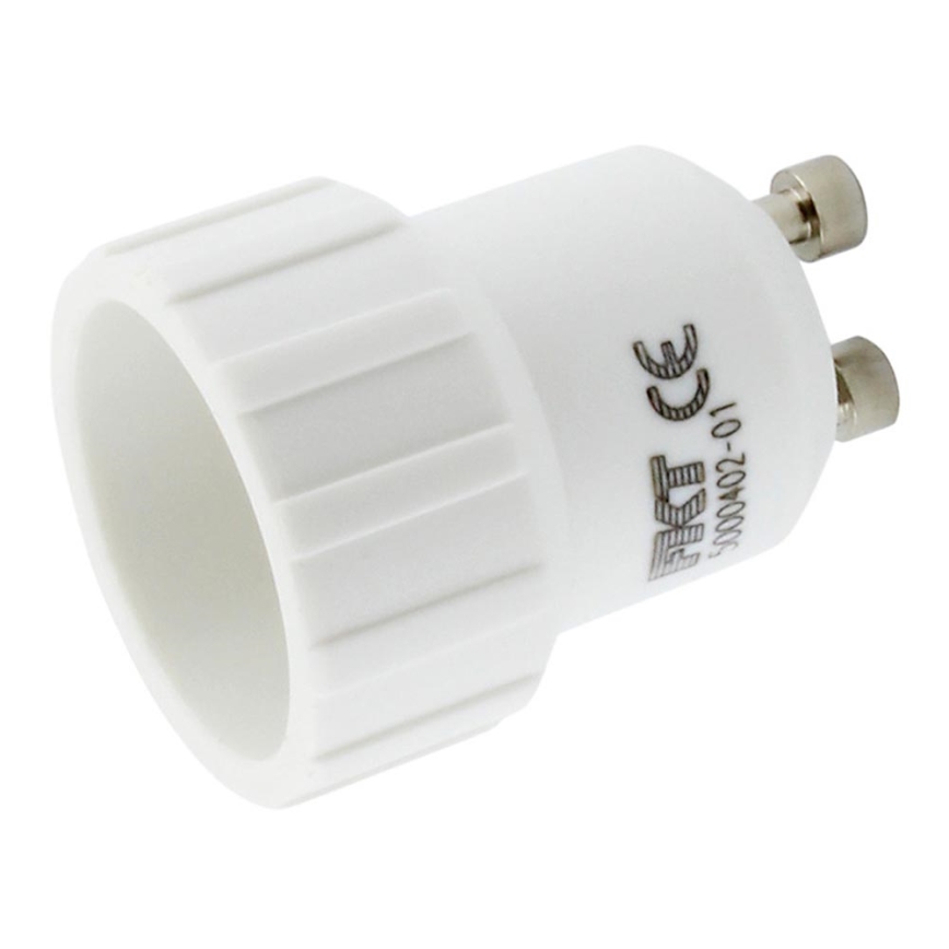 Adapter van E14 naar GU10 fitting