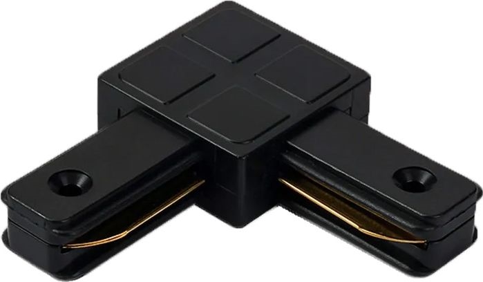 Adapter voor armaturen in 1-fase railsysteem, type L, zwart