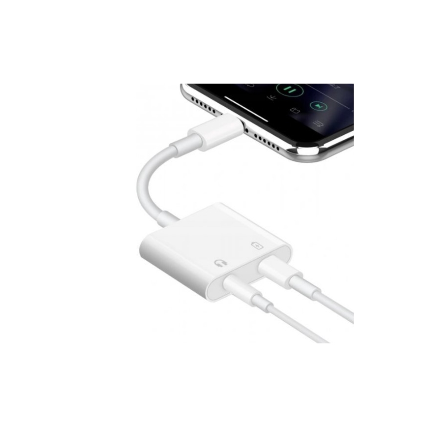 Adapter voor AUX + Lightning ingang