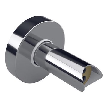 Adapter voor verborgen aansluiting van elektrische handdoekradiatoren in de muur, 6,4 x 6,4 cm, zilver