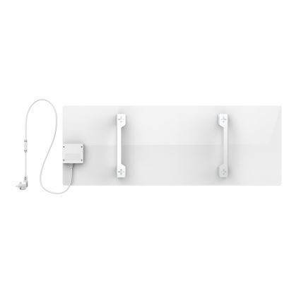 AENO - Slim elektrisch infraroodpaneel 700W timer/thermostaat IP44 Wi-fi wit