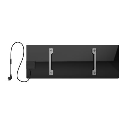 AENO - Slim elektrisch infraroodpaneel 700W timer/thermostaat IP44 Wi-fi zwart