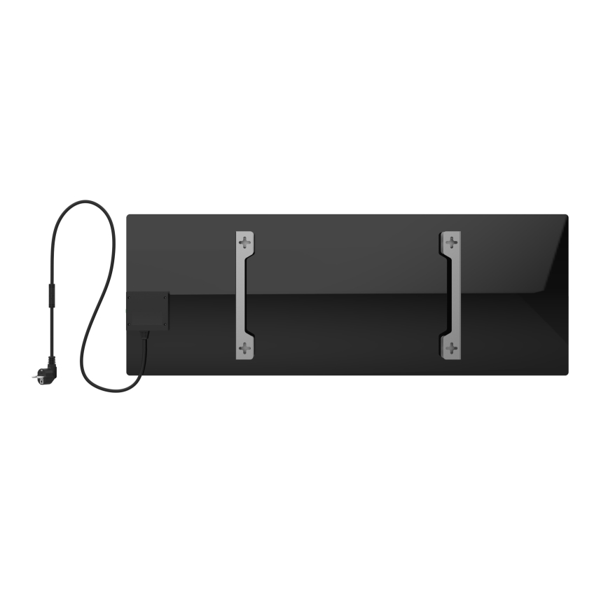 AENO - Slim elektrisch infraroodpaneel 700W timer/thermostaat IP44 Wi-fi zwart