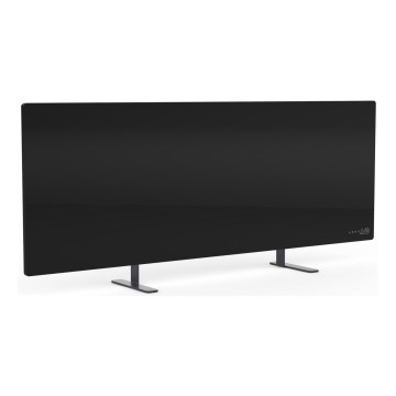AENO - Slim elektrisch infraroodpaneel 700W timer/thermostaat IP44 Wi-fi zwart