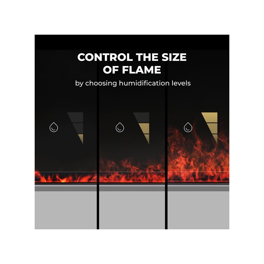 AENO - Slimme elektrische directe kachel/convectorkachel 1000/2000W wit