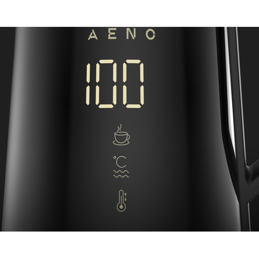 AENO - Slimme waterkoker met LED-display 1,7 l 2200W/230V zwart