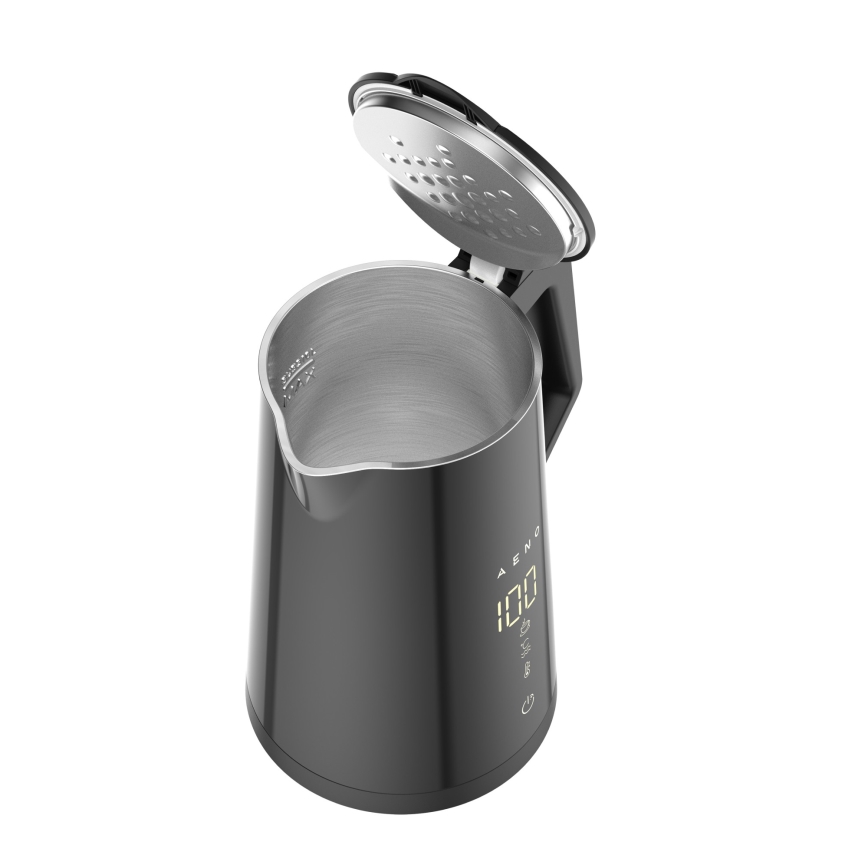AENO - Slimme waterkoker met LED scherm 1,7 l 2200W/230V zwart