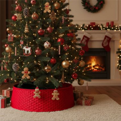 Afdekhoes voor kerstboomstandaard, Ø 65 cm, rood