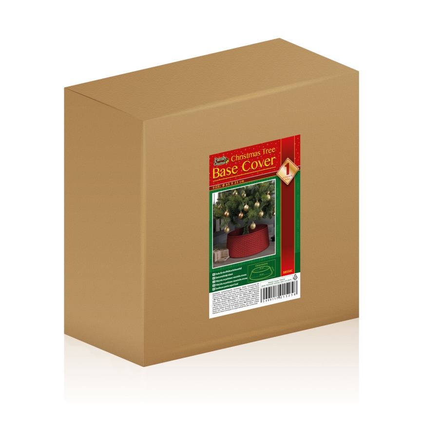 Afdekhoes voor kerstboomstandaard, Ø 65 cm, rood