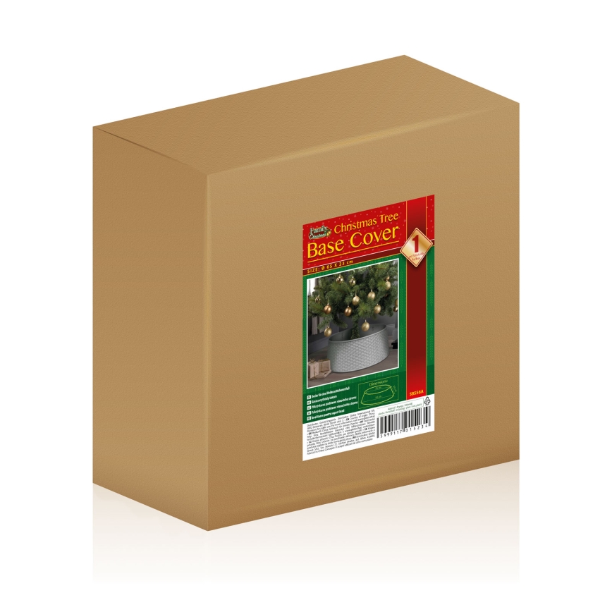 Afdekhoes voor kerstboomstandaard Ø 65 cm wit
