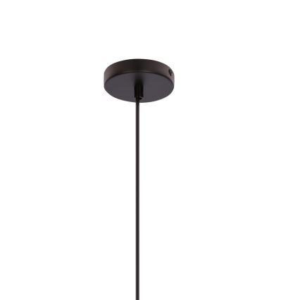 AFRICA Hanglamp 1xE27/40W/230V Ø 40 cm bruin/crème