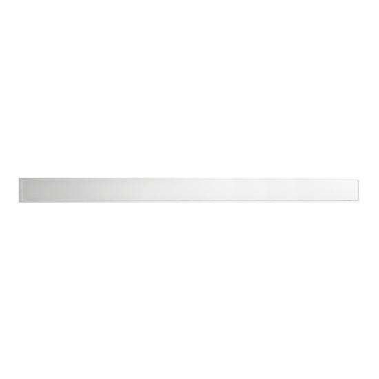 Afvoergoot 99,5x2,3 cm RVS/zilverkleurig