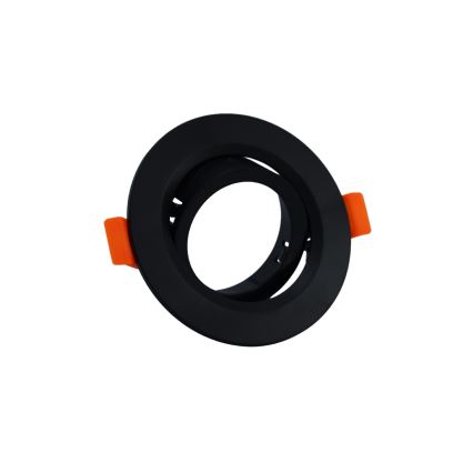 Afwerkingsring voor GU10-inbouwspot Ø 9 cm, zwart
