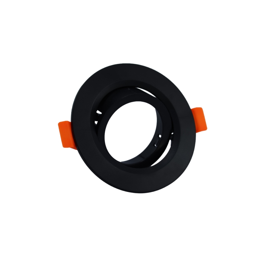 Afwerkingsring voor GU10-inbouwspot Ø 9 cm, zwart