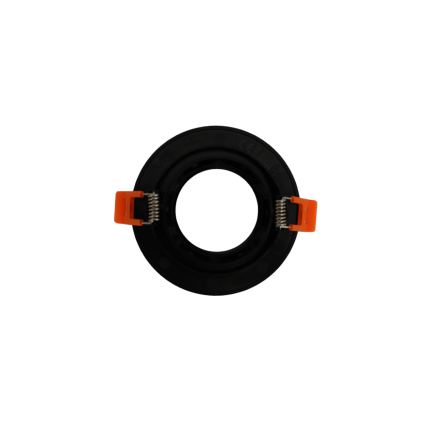 Afwerkingsring voor GU10-inbouwspot Ø 9 cm, zwart