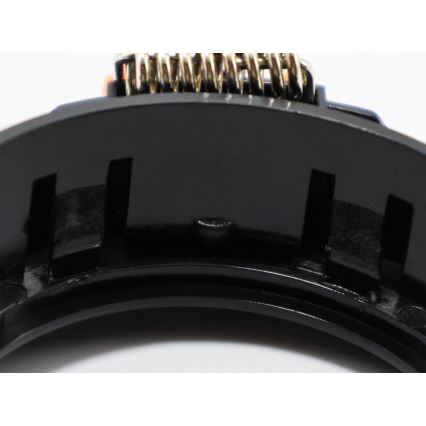 Afwerkingsring voor GU10-inbouwspot Ø 9 cm, zwart