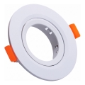 Afwerkingsring voor inbouwspot GU10 Ø 9 cm, wit
