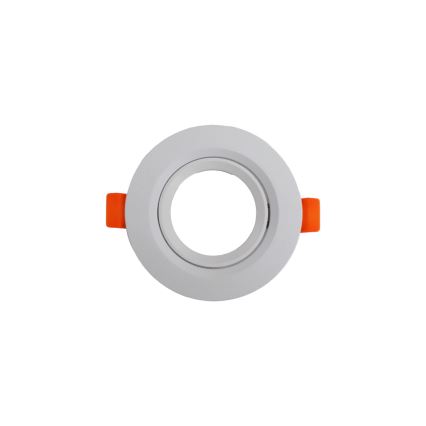Afwerkingsring voor inbouwspot GU10 Ø 9 cm, wit