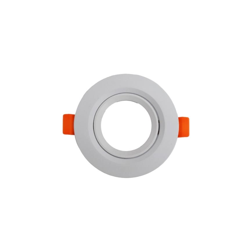 Afwerkingsring voor inbouwspot GU10 Ø 9 cm, wit