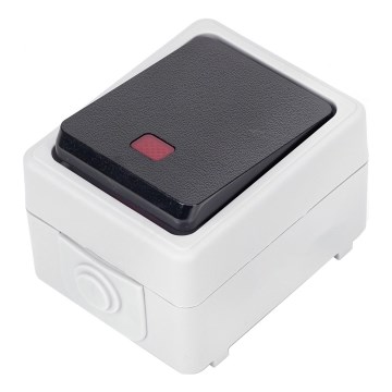 Aigostar - 1-knops schakelaar IP54