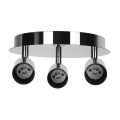 Aigostar - 3-lichts spotlamp 3xGU10/60W/230V glanzend chroom