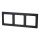 Aigostar - 3-voudig aluminium frame, zwart