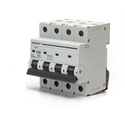 Aigostar - 4-polige installatieautomaat 4P-20A-C 400V